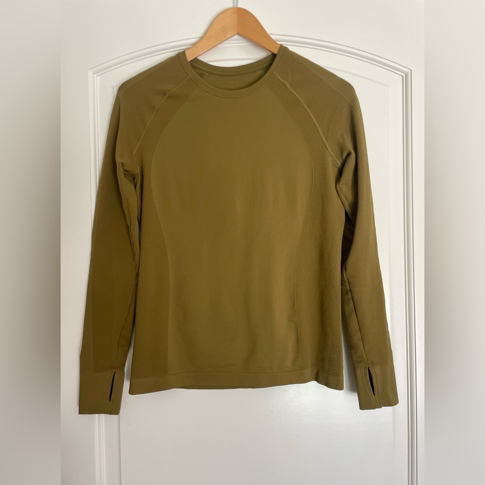 Sweaty Betty Women’s Long-Sleeve Performance Shirt - Olive